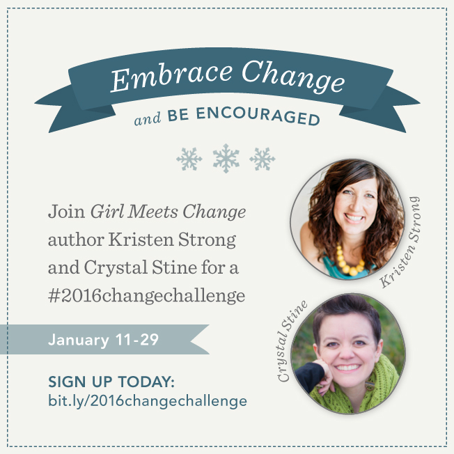 If What Greets You this New Year Is a Little Scary (An Invitation to Join the #2016ChangeChallenge)